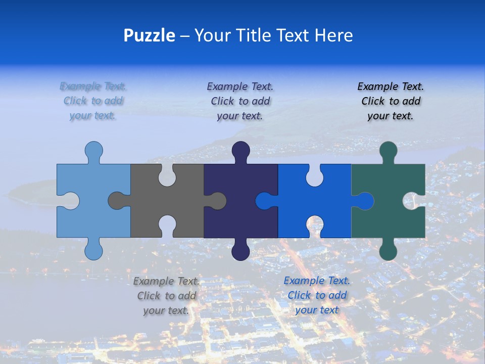 Queenstown Zealand Town PowerPoint Template