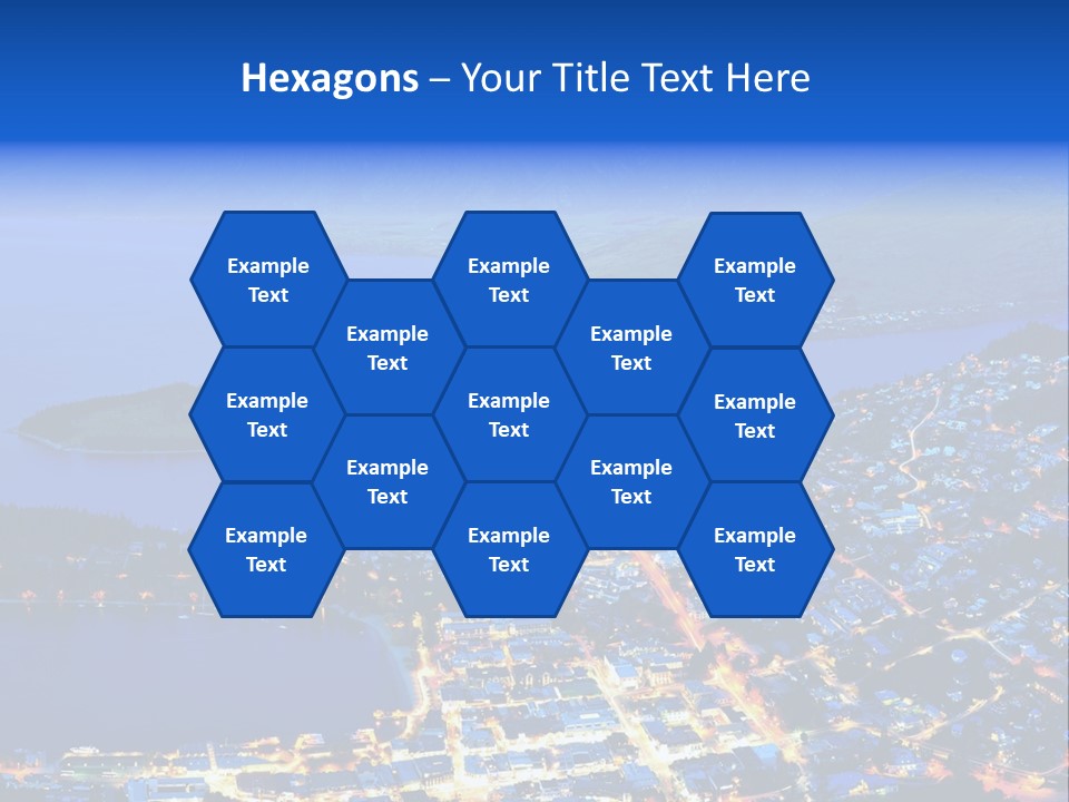 Queenstown Zealand Town PowerPoint Template