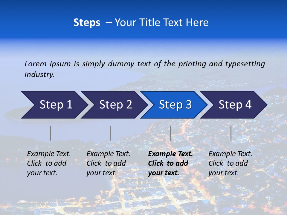 Queenstown Zealand Town PowerPoint Template