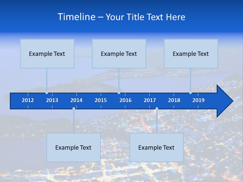 Queenstown Zealand Town PowerPoint Template