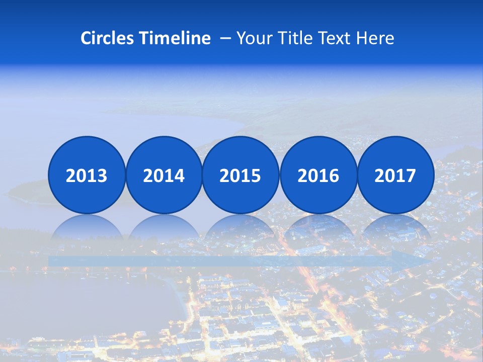 Queenstown Zealand Town PowerPoint Template