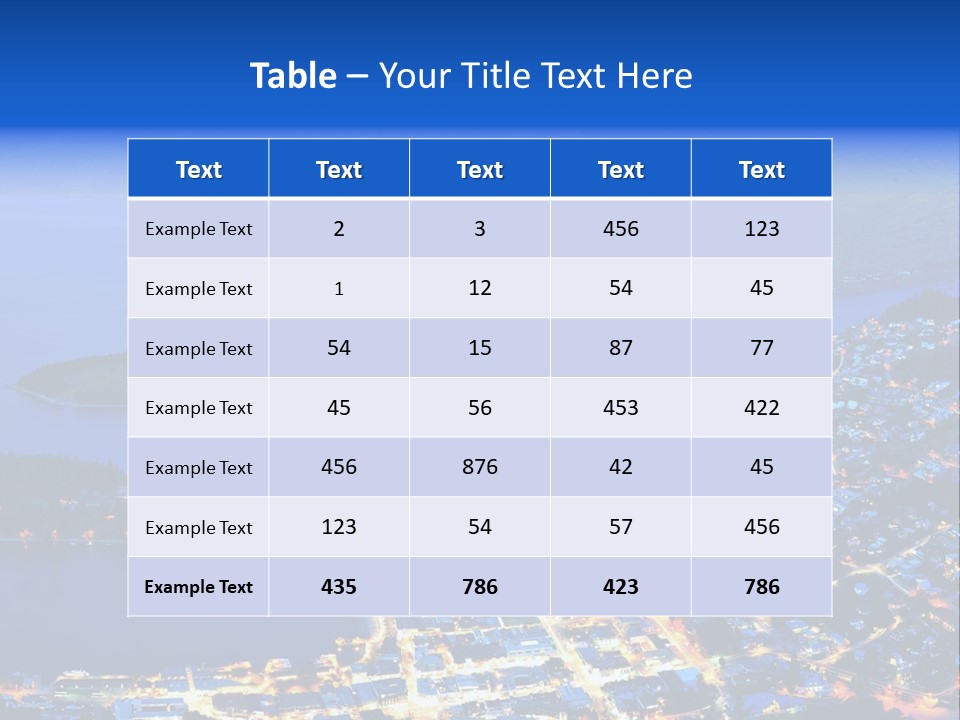 Queenstown Zealand Town PowerPoint Template
