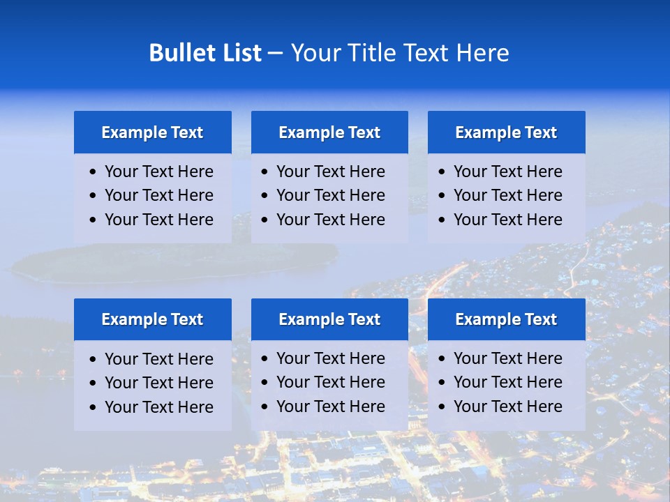 Queenstown Zealand Town PowerPoint Template