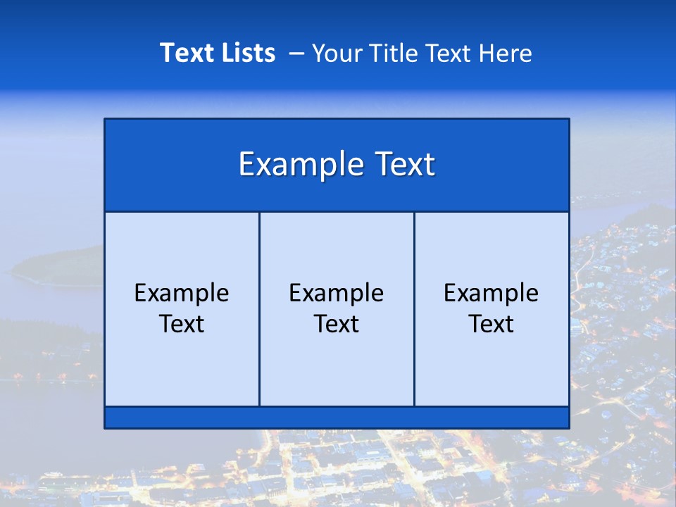 Queenstown Zealand Town PowerPoint Template