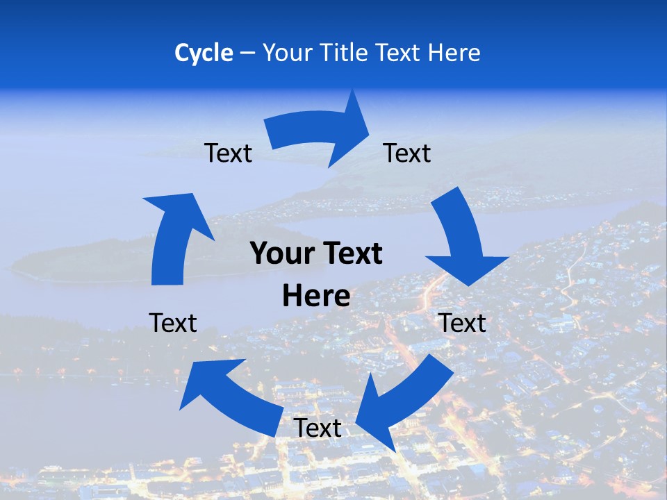 Queenstown Zealand Town PowerPoint Template