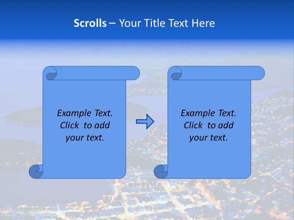 Queenstown Zealand Town PowerPoint Template