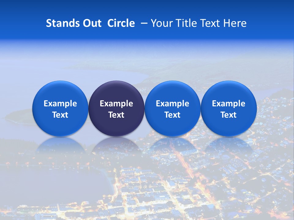 Queenstown Zealand Town PowerPoint Template