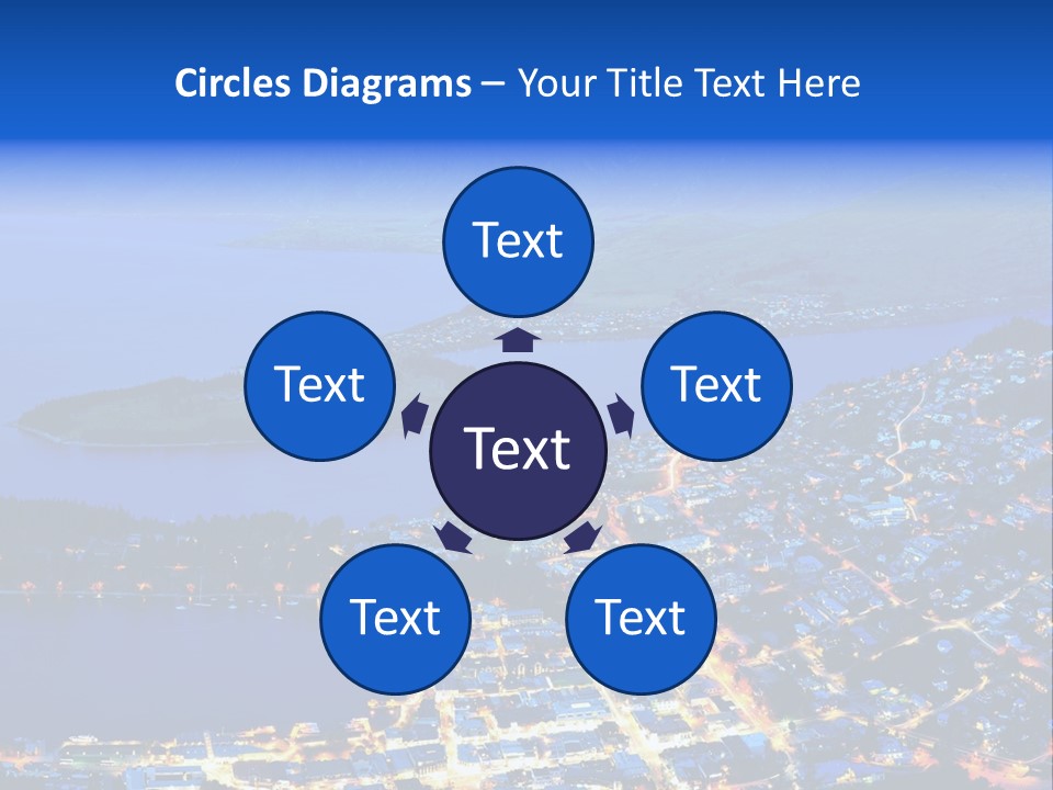 Queenstown Zealand Town PowerPoint Template