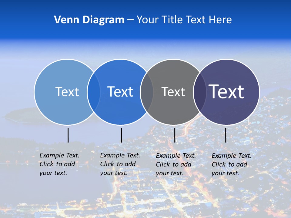 Queenstown Zealand Town PowerPoint Template