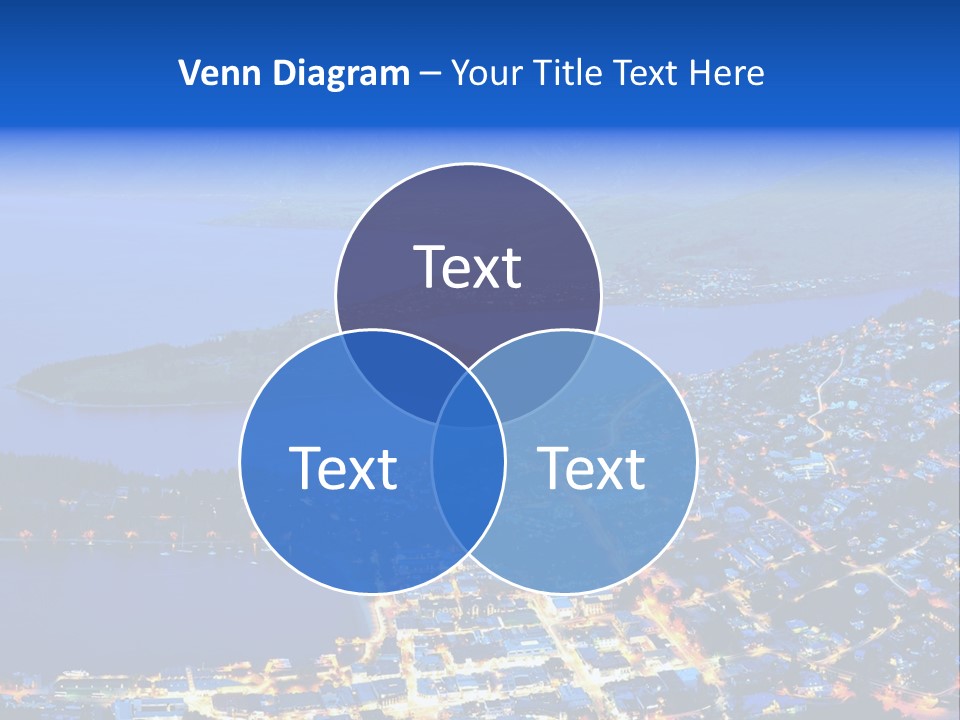 Queenstown Zealand Town PowerPoint Template