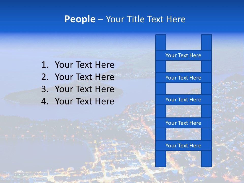 Queenstown Zealand Town PowerPoint Template