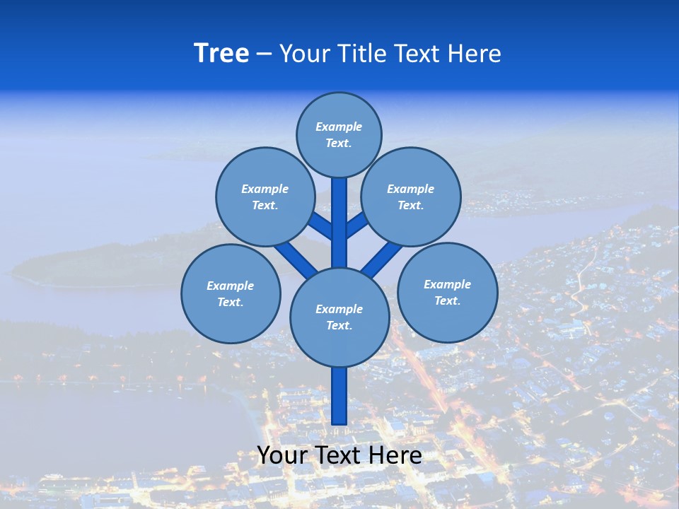 Queenstown Zealand Town PowerPoint Template