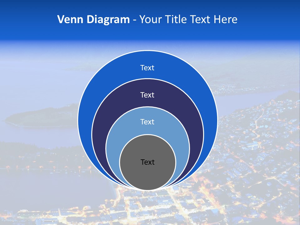Queenstown Zealand Town PowerPoint Template