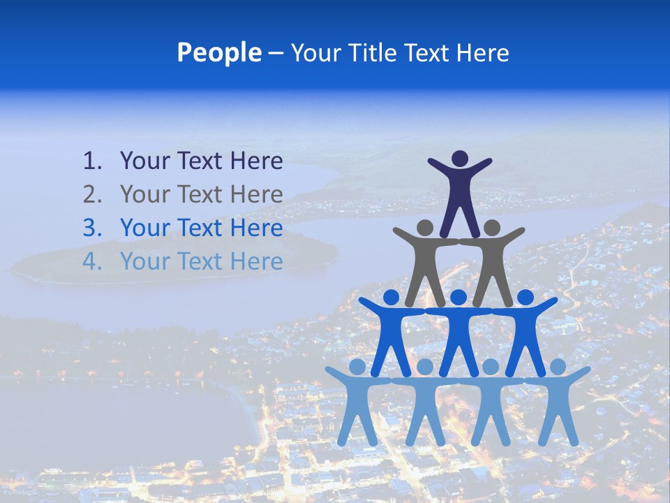 Queenstown Zealand Town PowerPoint Template