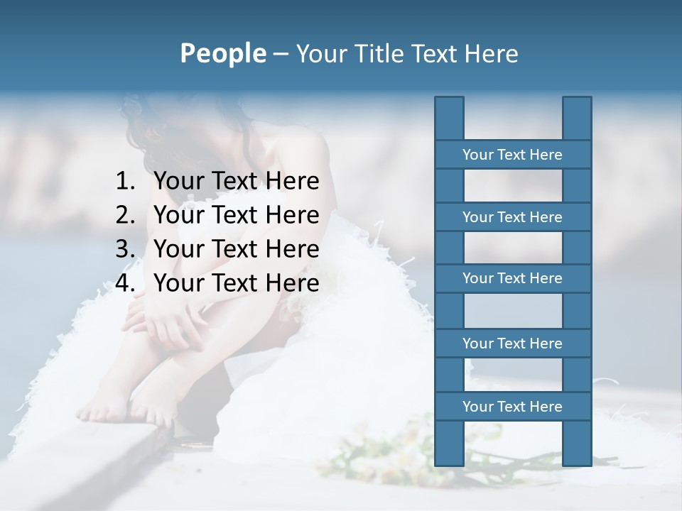 Belongs To The Caucasoid Race Sit Up Naslozhdatsya PowerPoint Template