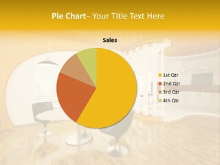 Indoors Kitchen Table PowerPoint Template