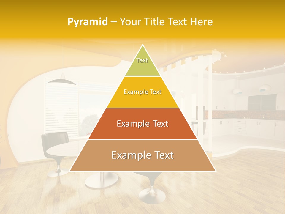 Indoors Kitchen Table PowerPoint Template