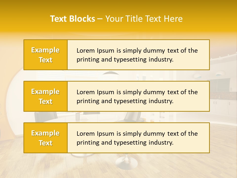 Indoors Kitchen Table PowerPoint Template
