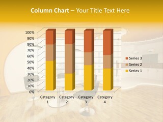 Indoors Kitchen Table PowerPoint Template