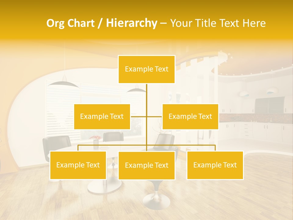 Indoors Kitchen Table PowerPoint Template