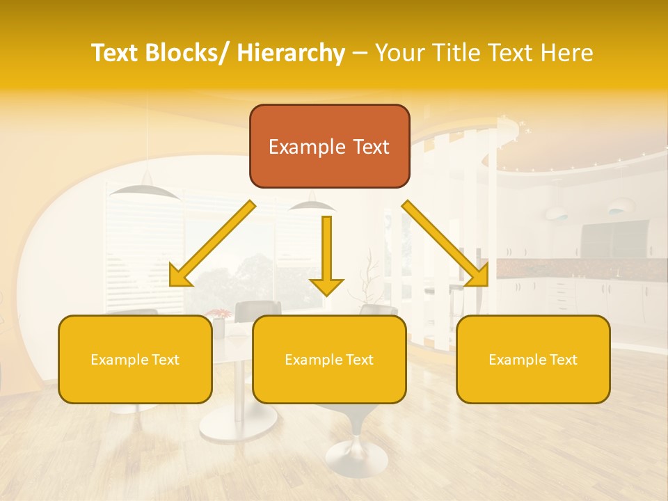 Indoors Kitchen Table PowerPoint Template
