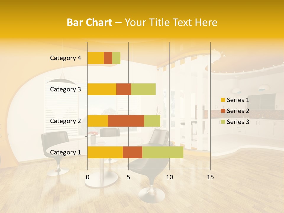 Indoors Kitchen Table PowerPoint Template
