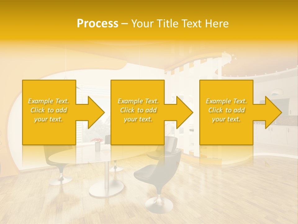 Indoors Kitchen Table PowerPoint Template