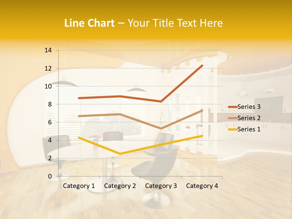 Indoors Kitchen Table PowerPoint Template
