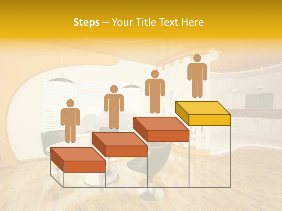 Indoors Kitchen Table PowerPoint Template