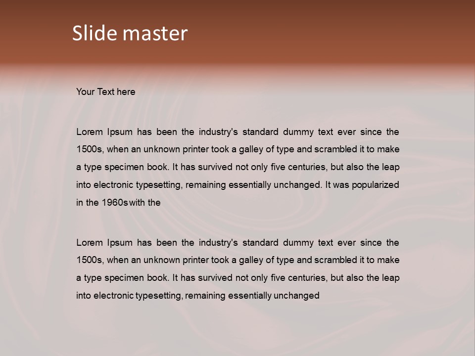 Construction Well Oilfield PowerPoint Template