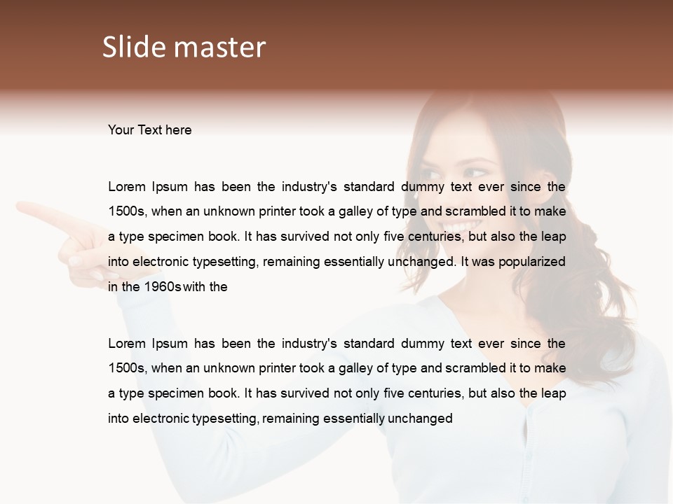 Nice Hand Gorgeous PowerPoint Template