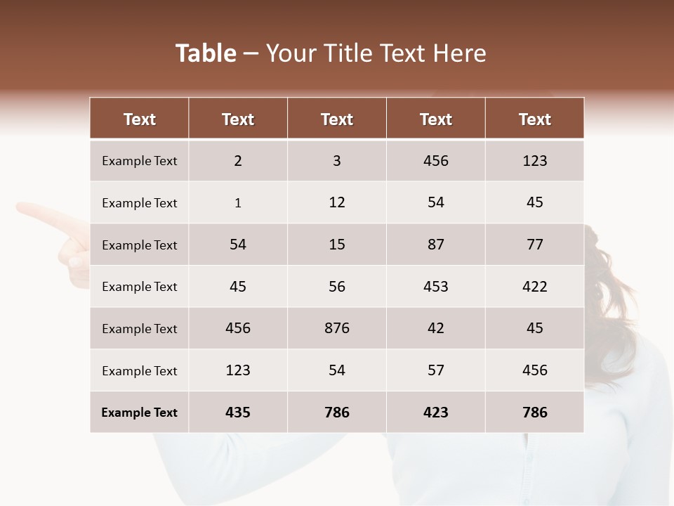 Nice Hand Gorgeous PowerPoint Template