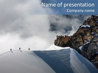 Trekking Goal Shoes PowerPoint Template