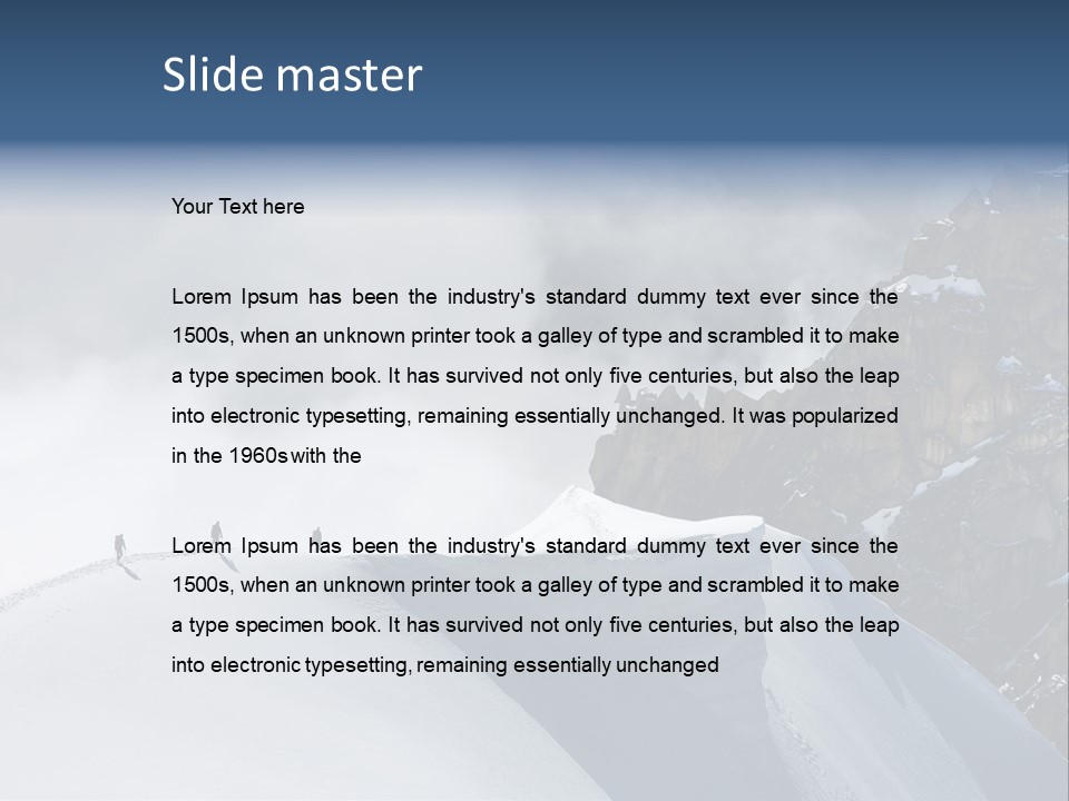 Trekking Goal Shoes PowerPoint Template