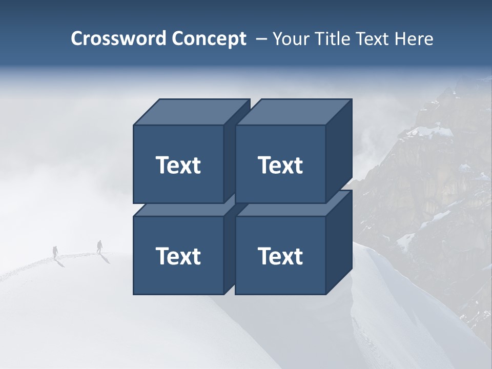 Trekking Goal Shoes PowerPoint Template