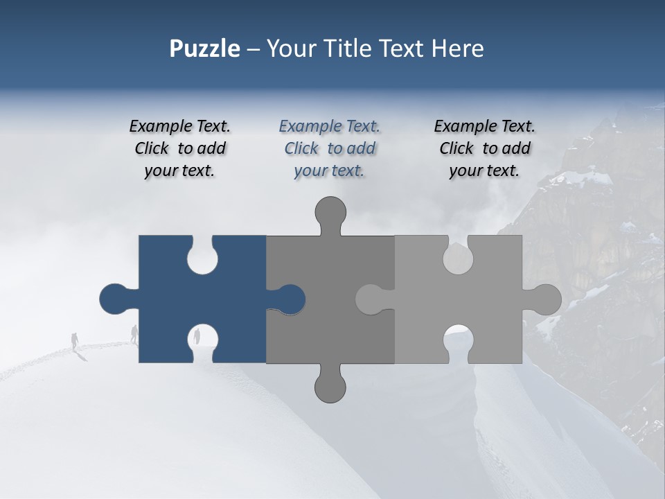 Trekking Goal Shoes PowerPoint Template