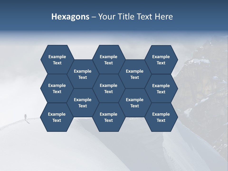 Trekking Goal Shoes PowerPoint Template