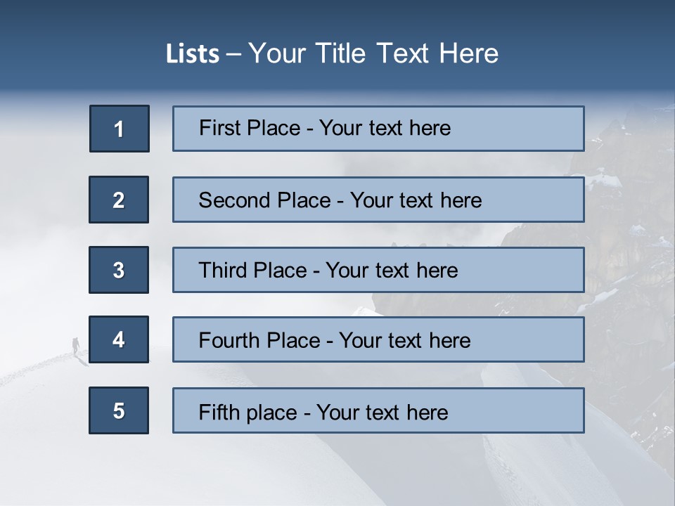 Trekking Goal Shoes PowerPoint Template