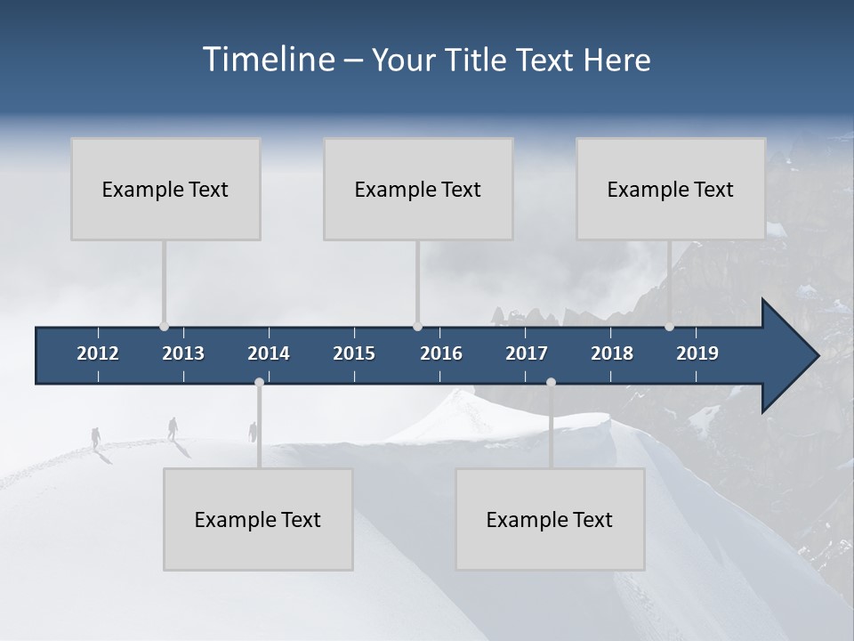 Trekking Goal Shoes PowerPoint Template
