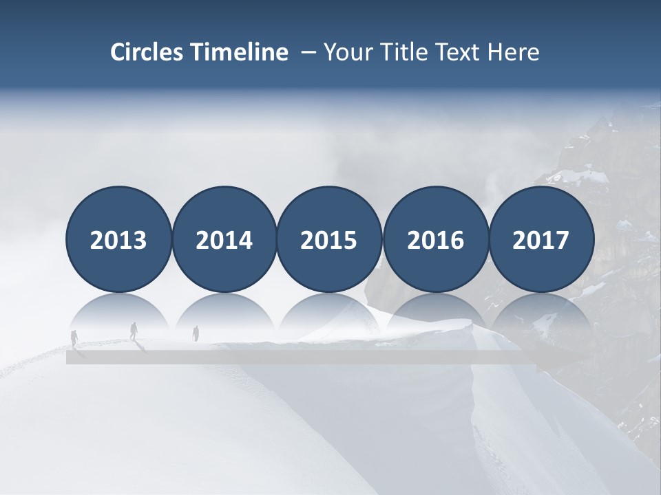 Trekking Goal Shoes PowerPoint Template