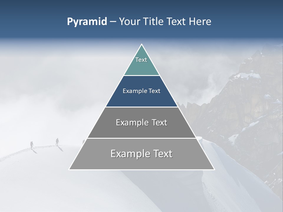 Trekking Goal Shoes PowerPoint Template