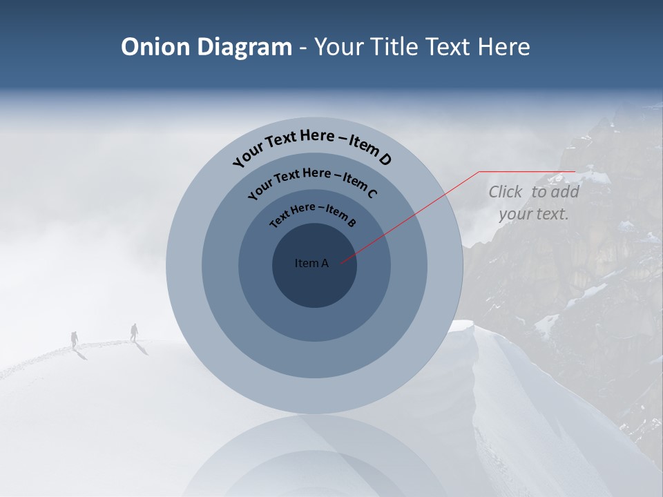 Trekking Goal Shoes PowerPoint Template