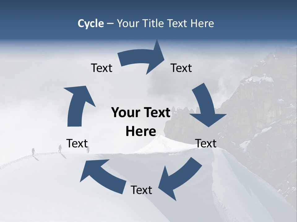 Trekking Goal Shoes PowerPoint Template