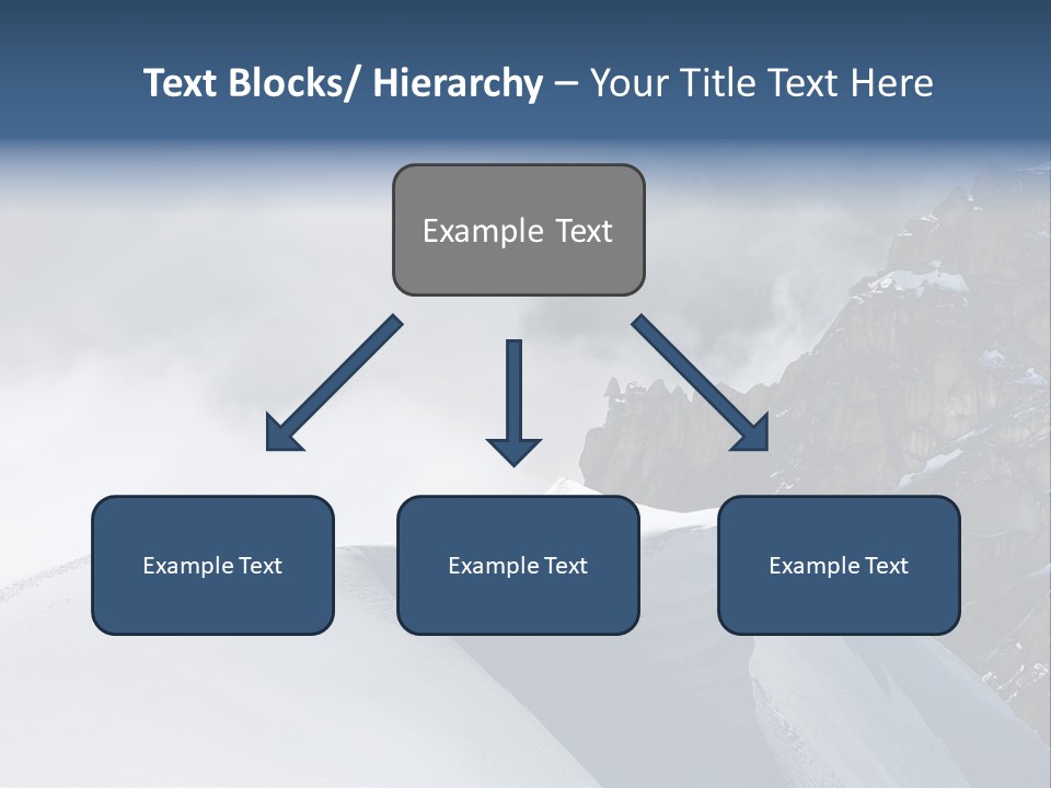 Trekking Goal Shoes PowerPoint Template