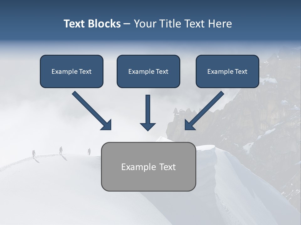 Trekking Goal Shoes PowerPoint Template