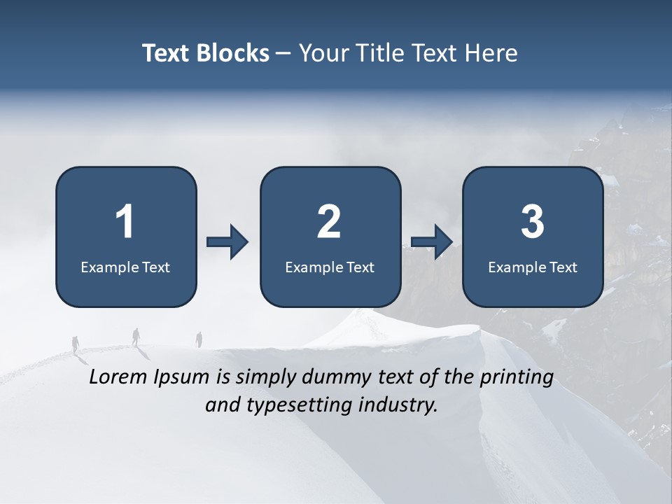 Trekking Goal Shoes PowerPoint Template