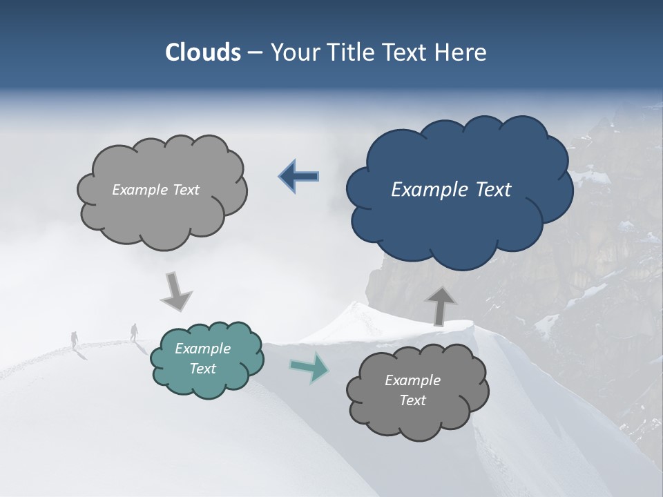 Trekking Goal Shoes PowerPoint Template