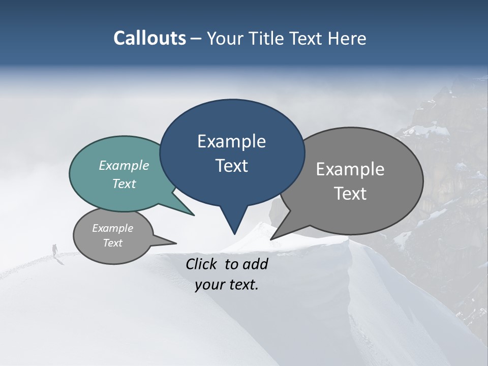 Trekking Goal Shoes PowerPoint Template