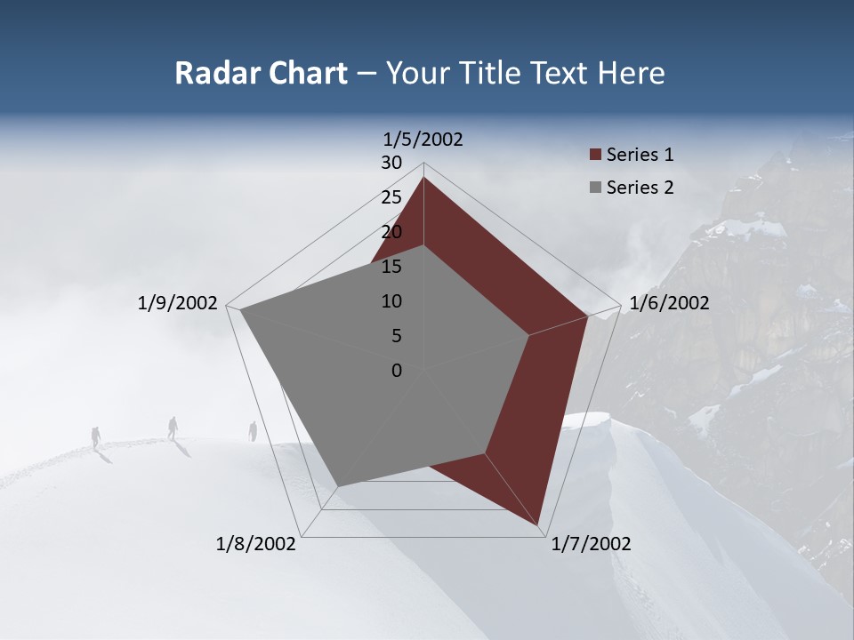Trekking Goal Shoes PowerPoint Template