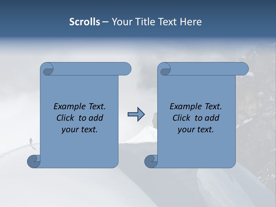 Trekking Goal Shoes PowerPoint Template